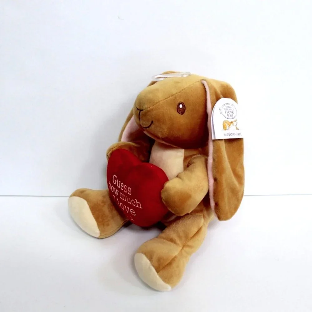 Guess How Much I Love You Heart Nutbrown Hare Bunny Plush Stuffed Animal 7